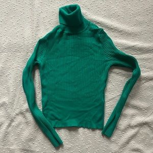 Zara emerald green turtleneck